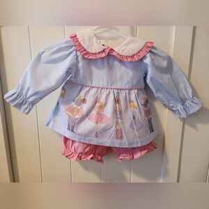 Charming mary nutcracker dress 0-3m